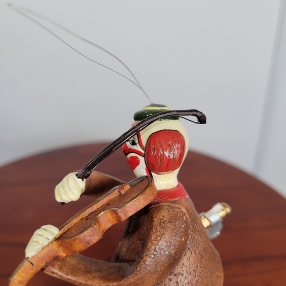 Vintage Rare MMA MCNY‎ Violinist Clown Ornament Circus Music Band Holiday Resin - Picture 10 of 14